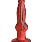 Creature Cocks Hell-Wolf Thrusting & Vibrating Silicone Dildo - Black/Red - SEXYEONE