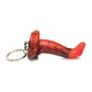 Creature Cocks King Cobra Silicone Key Chain - Black/Red - SEXYEONE