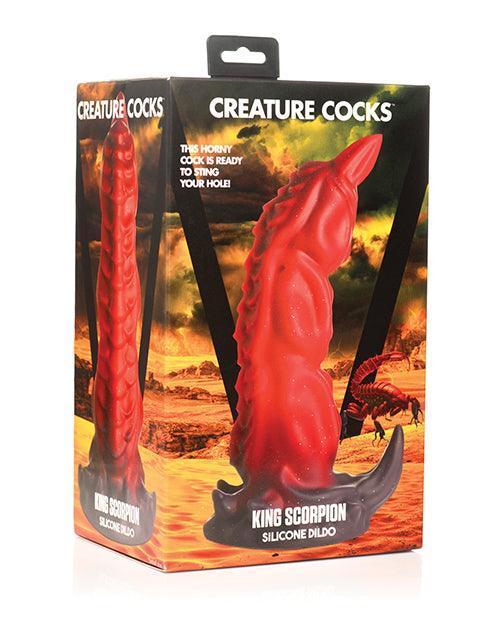 product image, Creature Cocks King Scorpion Silicone Dildo - Red - SEXYEONE