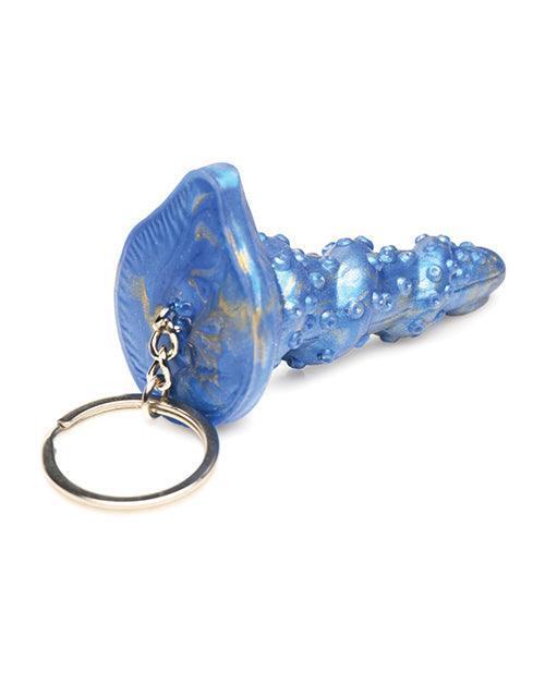 Creature Cocks Lord Kraken Silicone Key Chain - Blue - SEXYEONE