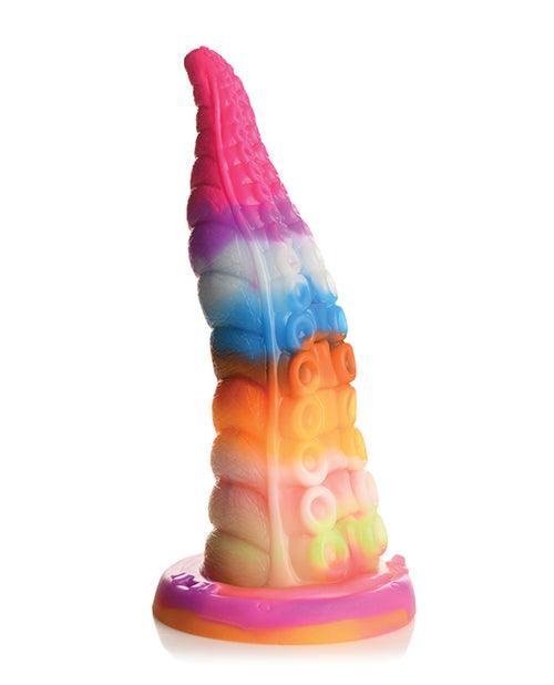 product image,Creature Cocks Luminoctopus Glow-in-the-Dark Tentacle Dildo - Rainbow - SEXYEONE