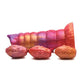 Creature Cocks Nymphoid Ovipositor Silicone Dildo w/Eggs - Multi Color - SEXYEONE