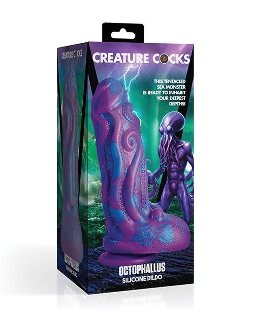 product image, Creature Cocks Octophallus Silicone Dildo - Purple/Blue - SEXYEONE