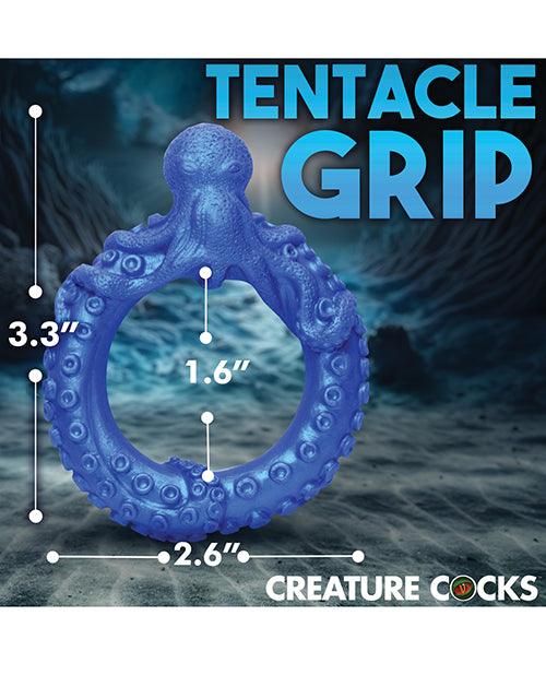 Creature Cocks Poseidon's Octo Silicone Cock Ring - Blue - SEXYEONE