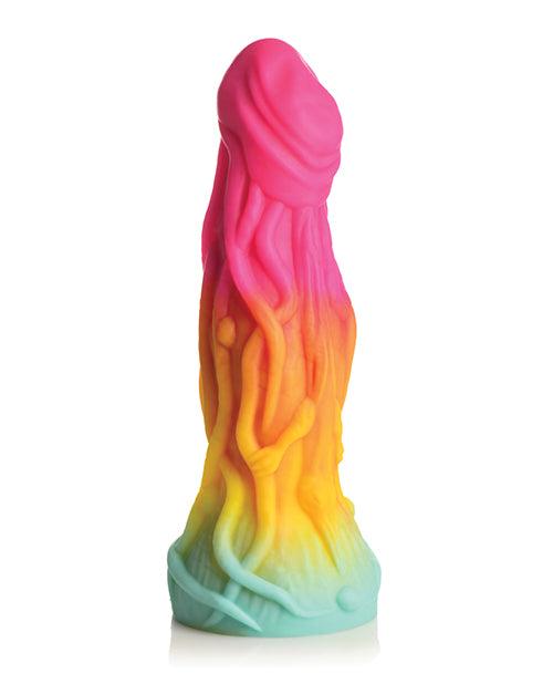 image of product,Creature Cocks Shape Shifter Alien Silicone Dildo - Multi Color - SEXYEONE