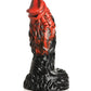 Creature Cocks Vulcan Silicone Dildo - Black/Red - SEXYEONE