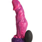 Creature Cocks Xenox Vibrating Silicone Dildo w/Remote - Pink/Purple - SEXYEONE