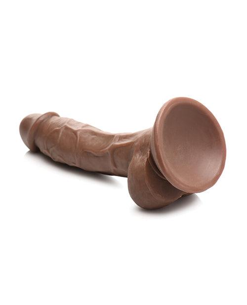 image of product,Curve Toys Fantasy Jock Weightlifting Wesley 7" Dildo W/balls - Dark - SEXYEONE