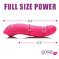 Curve Toys Gossip Blasters 7x Thrusting Silicone Vibrator - Magenta - SEXYEONE