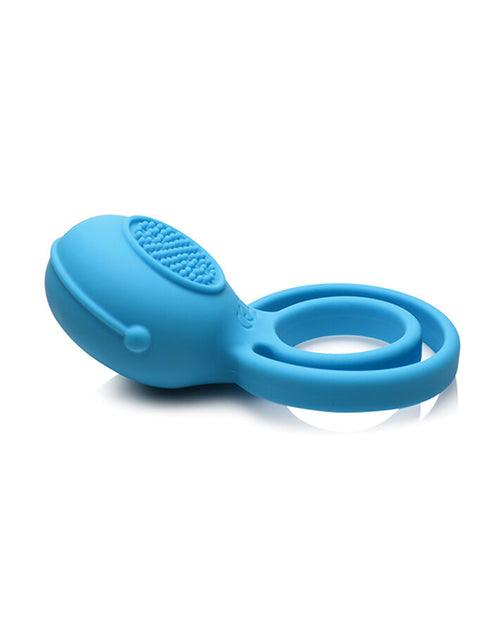 image of product,Curve Toys Gossip Love Loops 10x Silicone Cock Ring W/remote - SEXYEONE