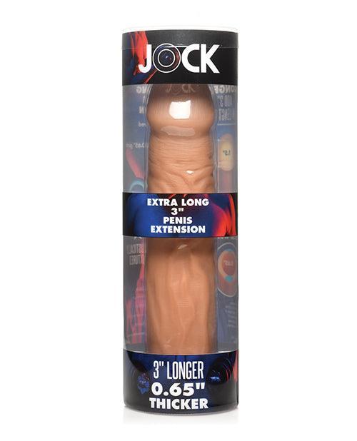 product image, Curve Toys Jock Extra Long 3" Penis Extension Sleeve - SEXYEONE