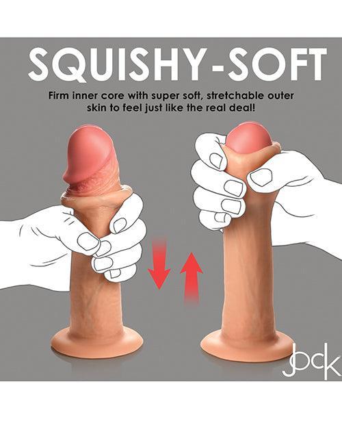 image of product,Curve Toys Jock Real Skin Silicone 8" Dildo - SEXYEONE