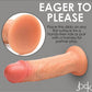 Curve Toys Jock Real Skin Silicone 8" Dildo - SEXYEONE