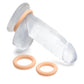 Curve Toys Jock Silicone Cock Ring Set of 3 - Light - SEXYEONE