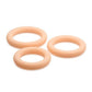 Curve Toys Jock Silicone Cock Ring Set of 3 - Light - SEXYEONE