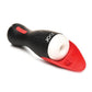 Curve Toys Jock Sucking & Vibrating Masturbator - Black/Red - SEXYEONE