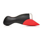 Curve Toys Jock Sucking & Vibrating Masturbator - Black/Red - SEXYEONE