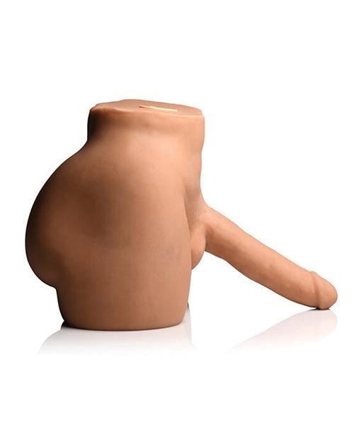 image of product,Curve Toys Jock Vibrating & Squeezing Male Masturbator W/poseable Dildo - SEXYEONE