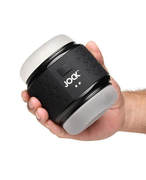 Curve Toys Jock Vibrating Double Stroker - Black - SEXYEONE