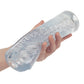 Cyclone Dual Ribbed Stroker XL - Clear - SEXYEONE