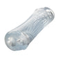 Cyclone Dual Ribbed Stroker XL - Clear - SEXYEONE