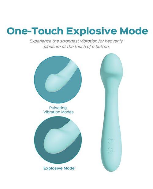 image of product,Delyte G-Spot Vibrator - Mint Green - SEXYEONE