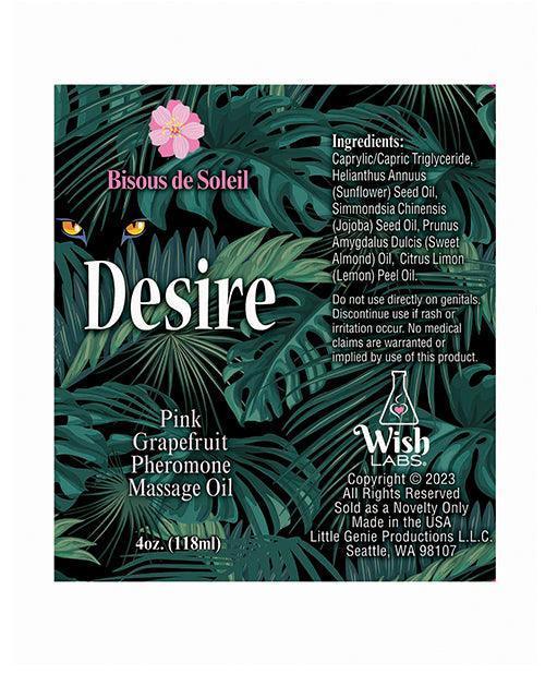 Desire Pheromone Massage Oil - 4 Oz - SEXYEONE
