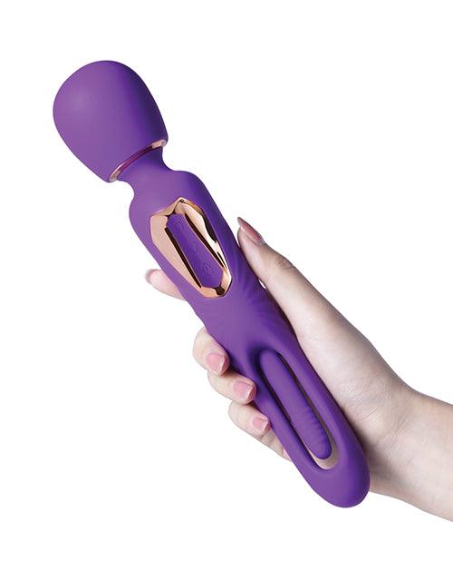 product image,Di-orgasm Vibrating Massage Wand & G-spot Tapping Stimulator - Purple - SEXYEONE
