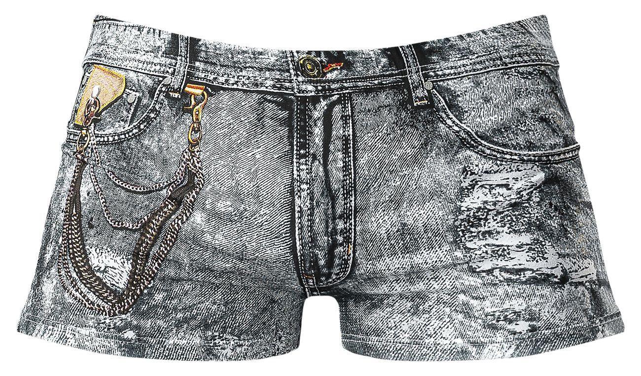 image of product,Dirty Denim Mini Short - SEXYEONE