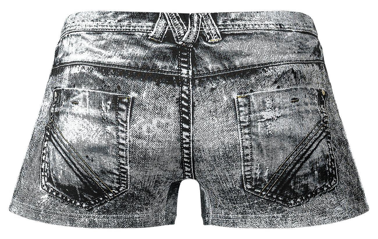 image of product,Dirty Denim Mini Short - SEXYEONE