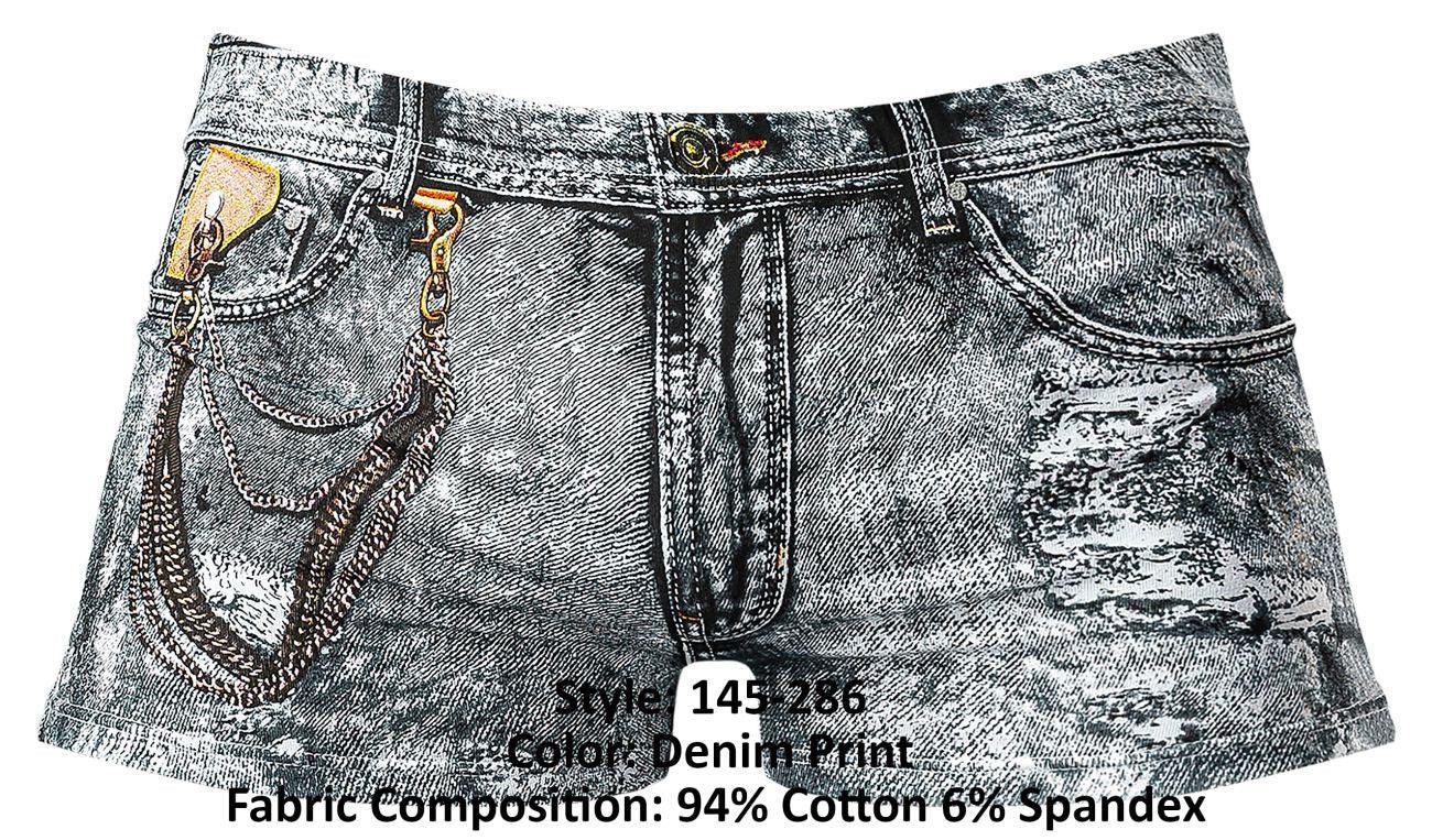 image of product,Dirty Denim Mini Short - SEXYEONE