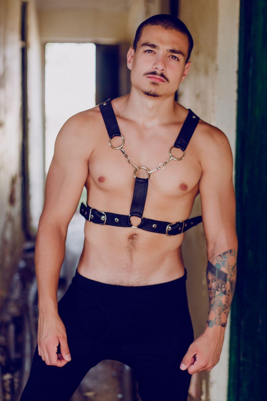 image of product,DNGEON Cross Chain Harness - SEXYEONE