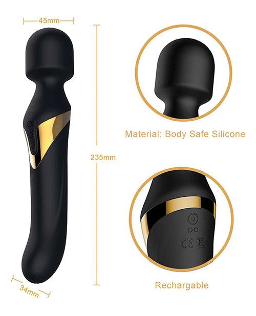 image of product,Dorcel Dual Orgasms Wand - Black/Gold - SEXYEONE