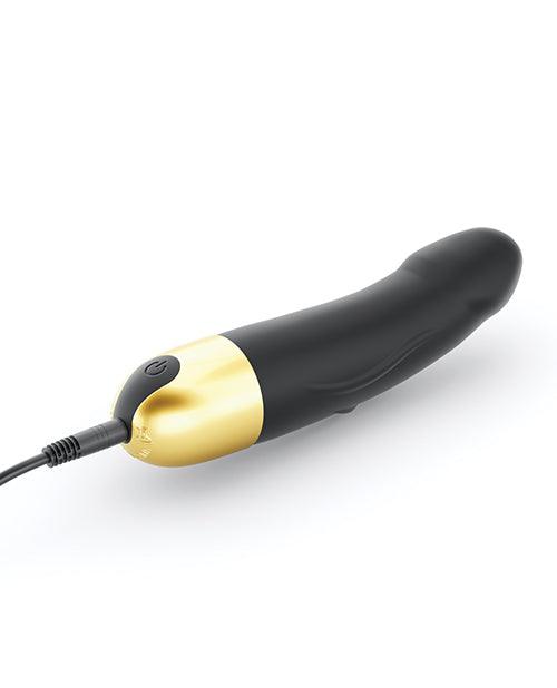 image of product,Dorcel Real Vibration S 6" Rechargeable Vibrator 2.0 - Gold - SEXYEONE