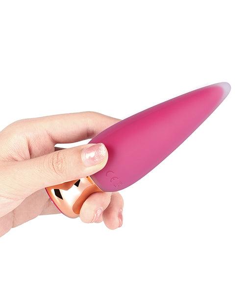 Doro Pretty Vibrating Anal Plug With Remote Control - Pink - SEXYEONE
