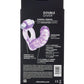 Double Diver Vibrating Enhancer w/Flexible Penetrator - Purple - SEXYEONE