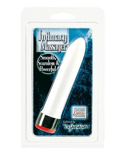 product image, Dr Joel Kaplan Intimacy Massager 4.5" - White - SEXYEONE