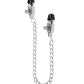 Easy Toys Big Nipple Clamps w/Chain - Silver - SEXYEONE