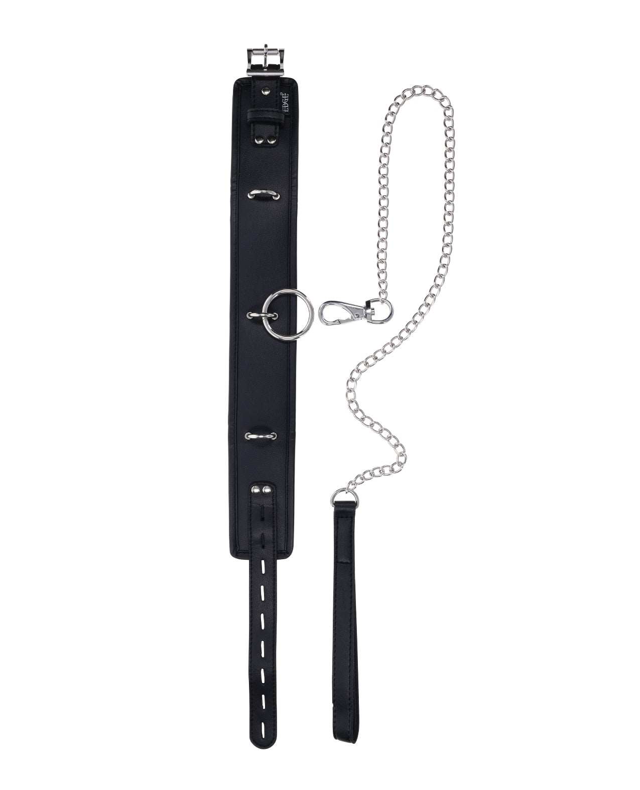 image of product,Edge Collar & Leash - Black - SEXYEONE