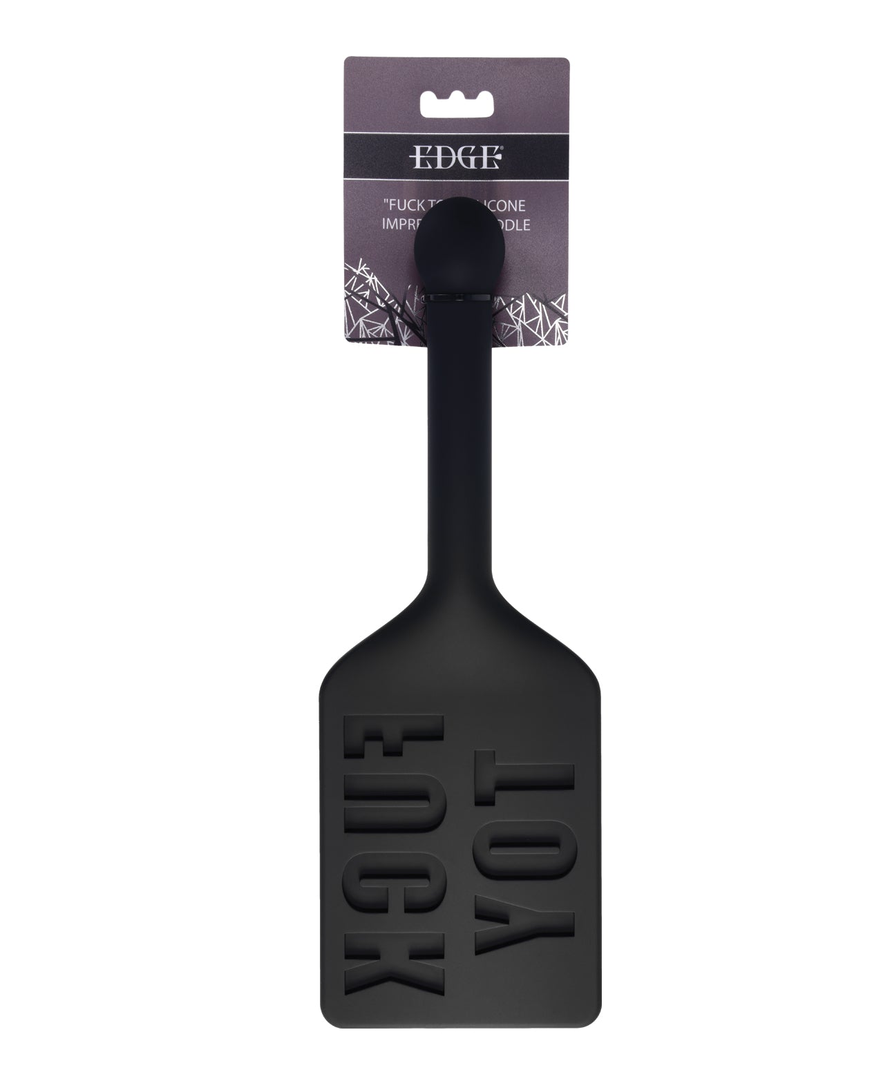 product image, Edge FUCK TOY Silicone Paddle - Black - SEXYEONE