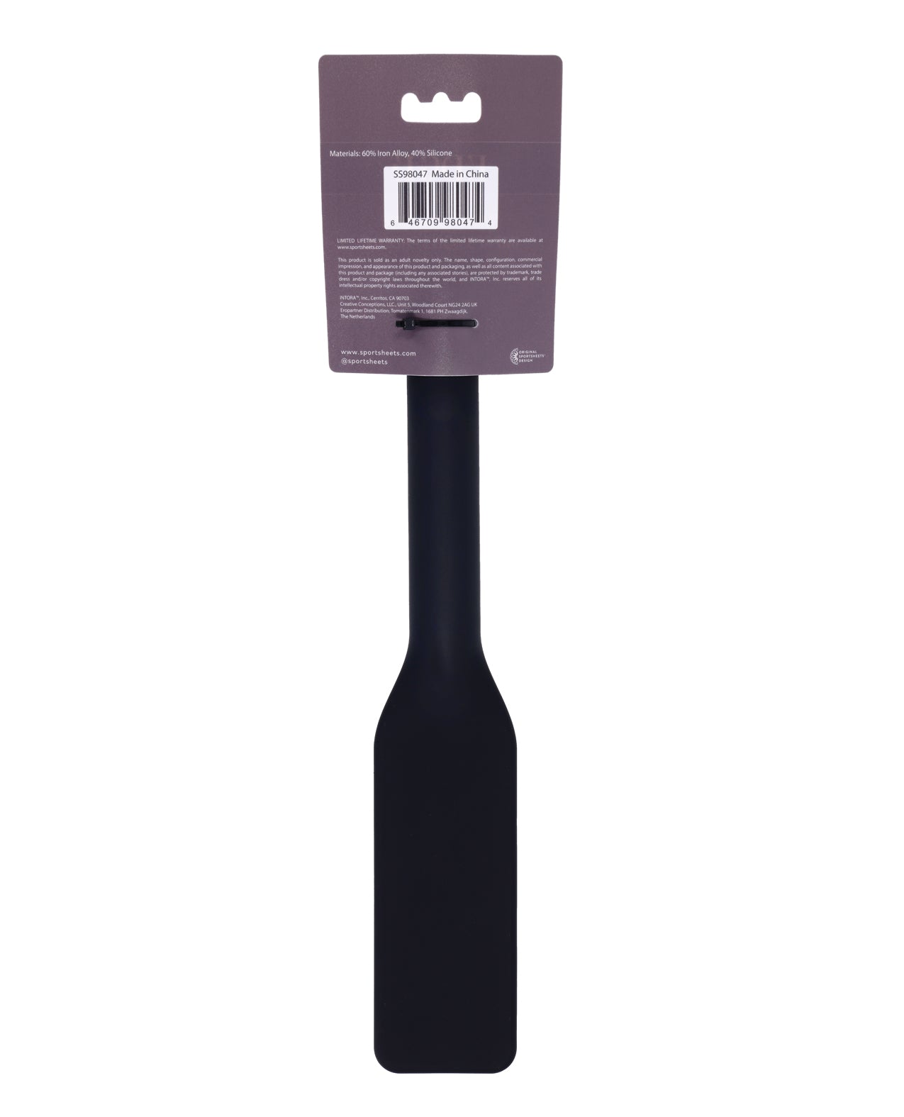 image of product,Edge MINE Silicone Paddle - Black - SEXYEONE