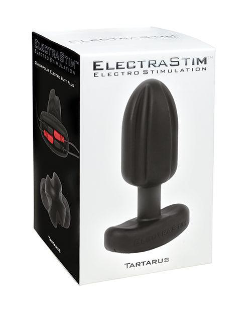 product image, ElectraStim Silicone Noir Tartarus Butt Plug - Black - SEXYEONE