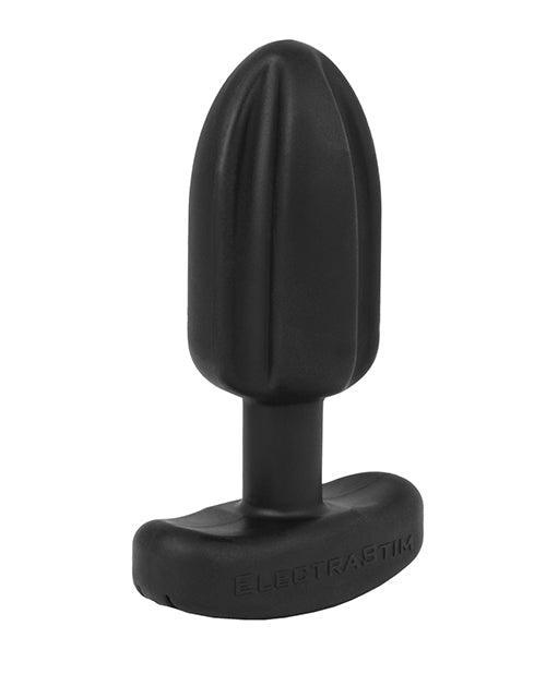 image of product,ElectraStim Silicone Noir Tartarus Butt Plug - Black - SEXYEONE