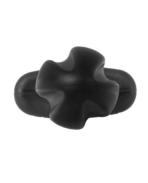 image of product,ElectraStim Silicone Noir Tartarus Butt Plug - Black - SEXYEONE