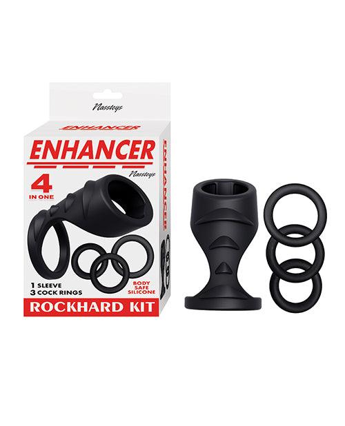 product image, Enhancer Rockhard 4 In One Kit - Black - SEXYEONE