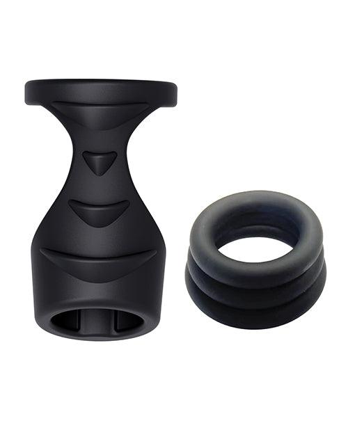 Enhancer Rockhard 4 In One Kit - Black - SEXYEONE