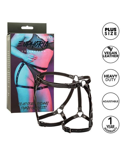 image of product,Euphoria Collection Plus Size Riding Thigh Harness - SEXYEONE