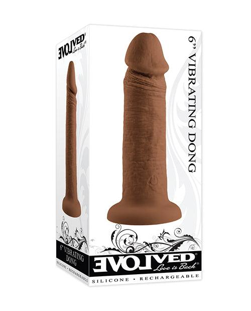image of product,Evolved 6" Vibrating Dong - SEXYEONE