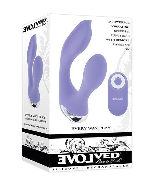 product image, Evolved Every Way Play Remote Controlled Rabbit Vibrator - Lilac - SEXYEONE