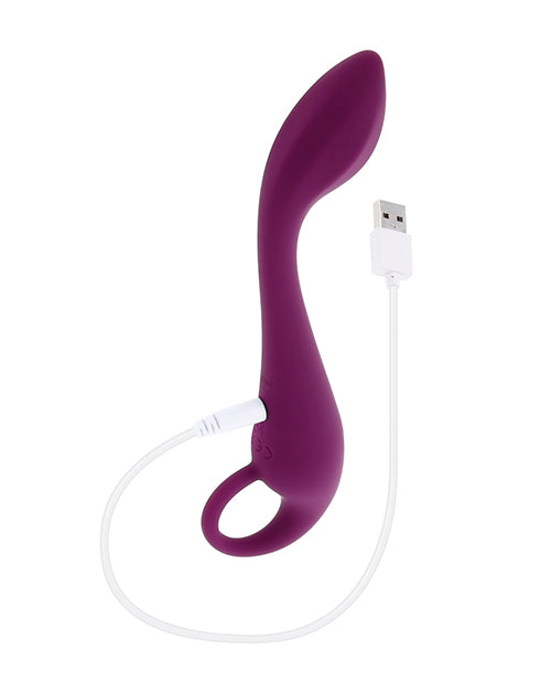 image of product,Evolved Lochness G G-Spot Vibe - Burgundy - SEXYEONE